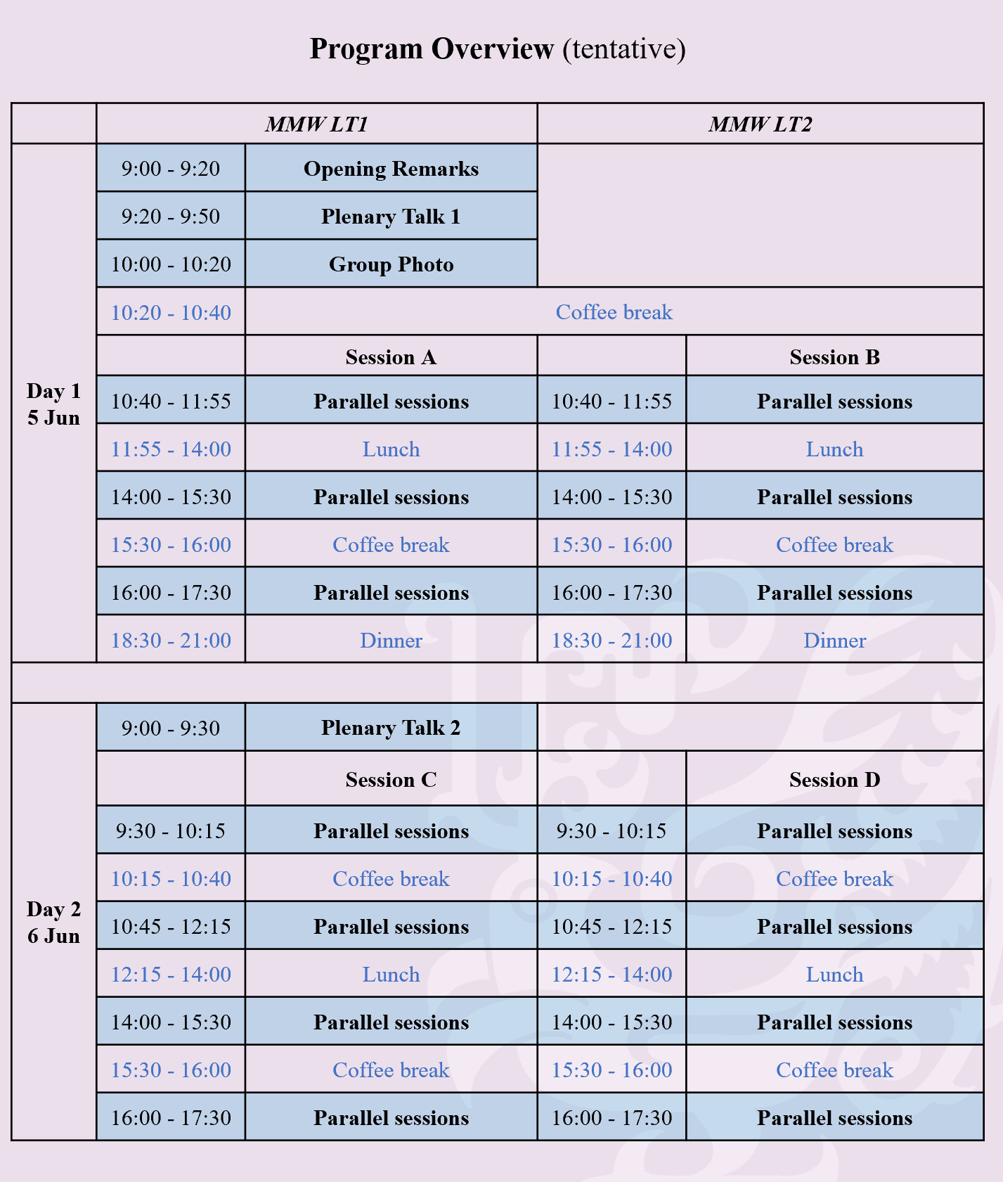 Forum 2026 program overview